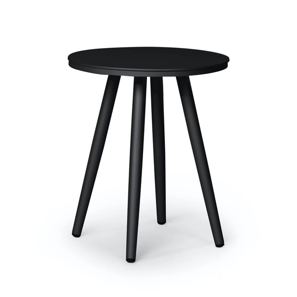 FINQA Tisch “Málaga” rund mit 4 Beinen, runder Beistelltisch, in 2 Farben erhältlich 
