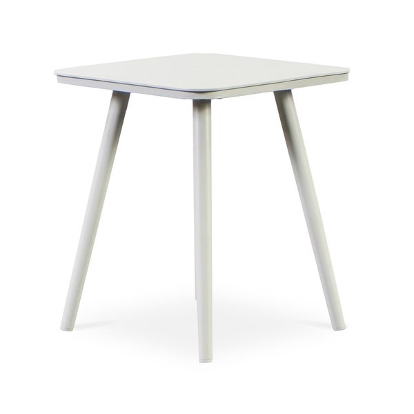 FINQA Tisch “Split” quadratisch mit 4 Beinen, quadratischer Beistelltisch,TCT002SGY